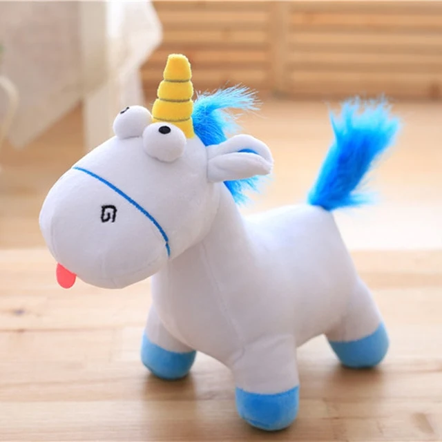 Simpatici unicorni di peluche realizzati in soffice peluche