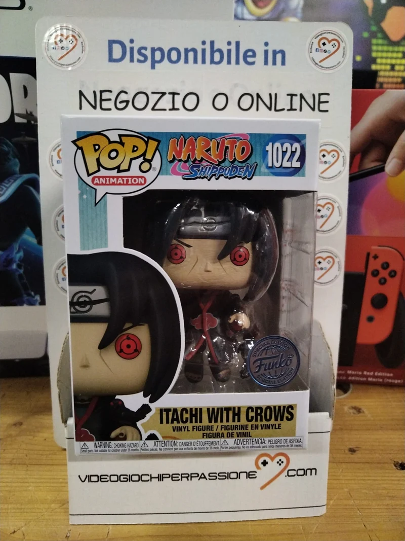 pop! funko naruto shippuden -itachi with crows - special edition - 1022
