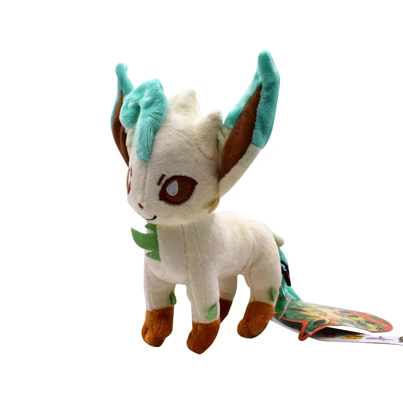 Peluche Folipurba / Pokemon di peluche Leafeon (circa 20 cm)