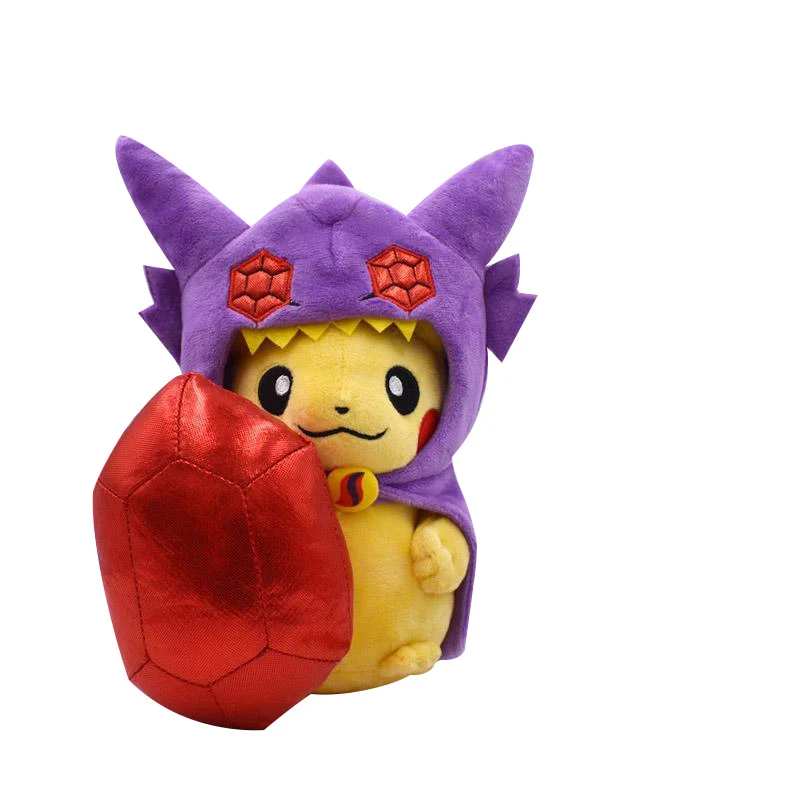 Pikachu Cosplay Sableye peluche Pokemon (circa 20 cm)