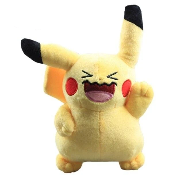 Animali morbidi Pokemon che ridono (Pikachu, Eevee, Wobbuffet, Ditto, Audino, Combee)