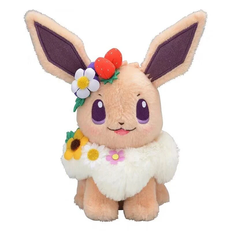 Pikachu Eevee - Eevee simpatico peluche Pokemon (circa 18 cm) Edizione di Pasqua