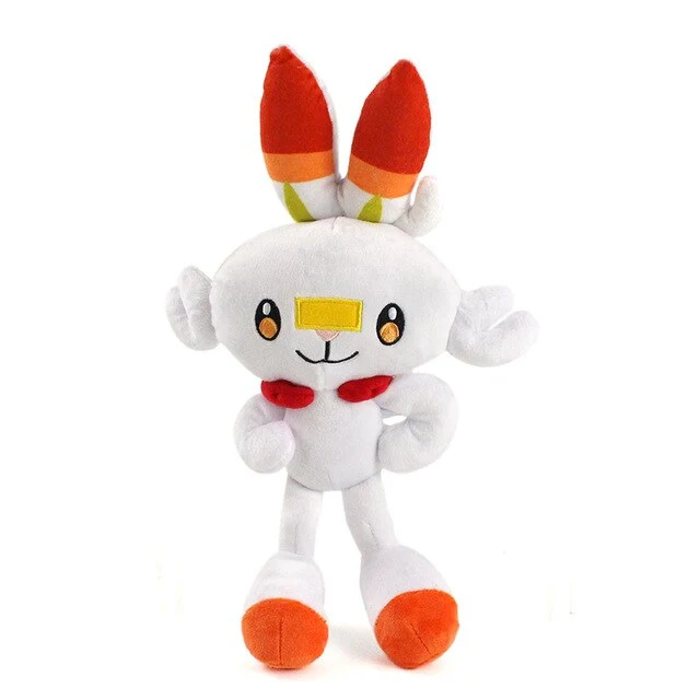 Hopplo / Scorbunny con le orecchie di fuoco (circa 35 cm) Pokemon spada e scudo