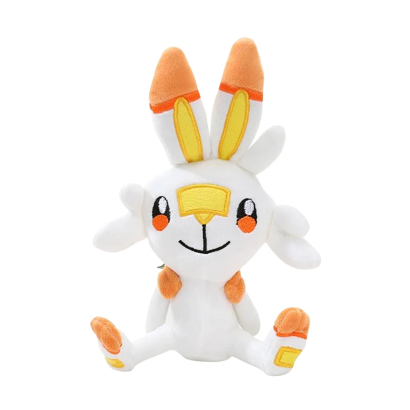 Scorbunny Hopplo peluche di Pokemon spada e scudo (circa 23 cm)