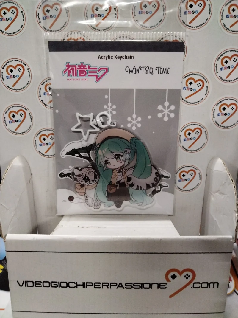 HATSUNE MIKU WINTER TIME PORTACHIAVI IN ACRILICO