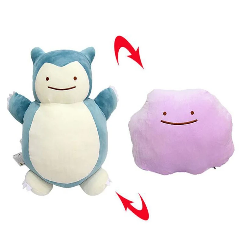 Peluche 2 in 1 Snorlax / Ditto Transformer (circa 30 cm)