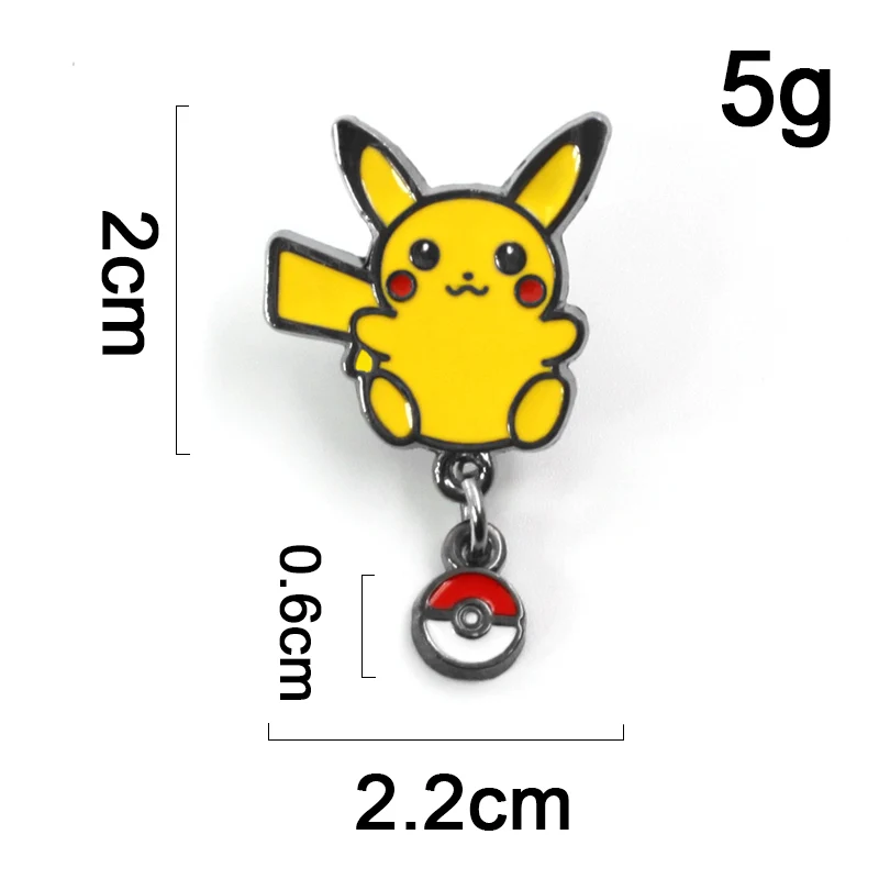 Distintivo Pokemon Pikachu e Pokeball - Pin