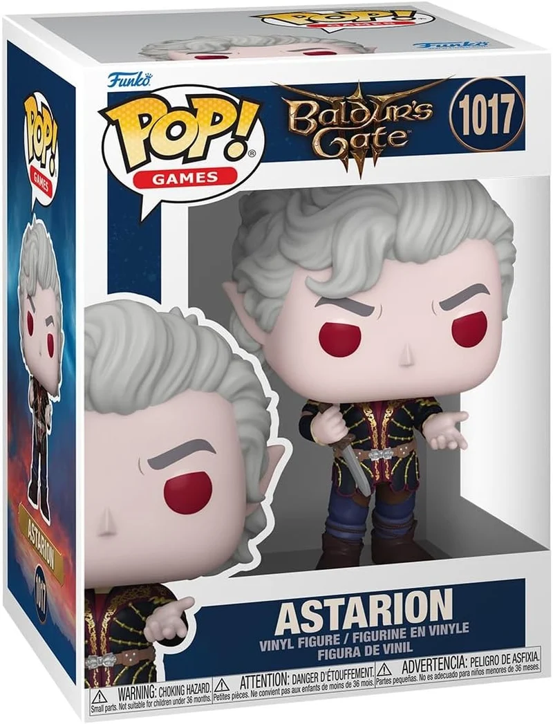 Funko POP! Baldur's Gate 3 - Astarion, Karlach With Clive, Shadowheart With Artifact