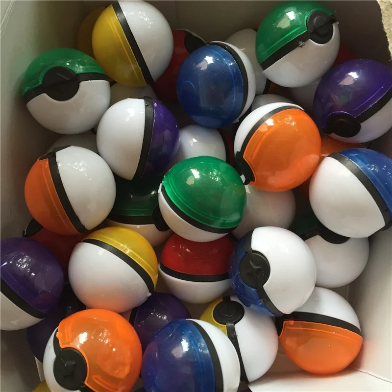180 pokeball / pokeball (circa 3.5 cm) con figura e adesivo
