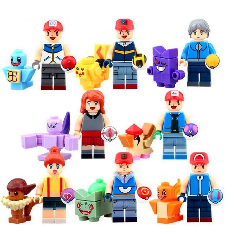 Set Allenatore di Pokemon con 7 personaggi