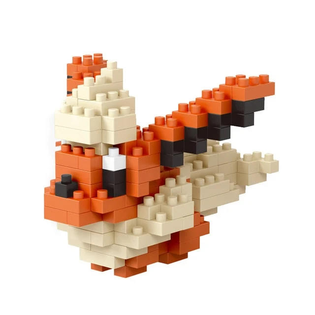 Figure di blocchi da costruzione Pokemon (Pikachu, Jigglypuff ecc.) (34 motivi)