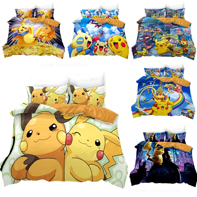 Biancheria da letto Pokemon (diversi design e dimensioni tra cui scegliere)