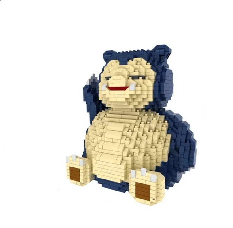 Set di blocchi da costruzione Pokemon Snorlax / Snorlax seduto
