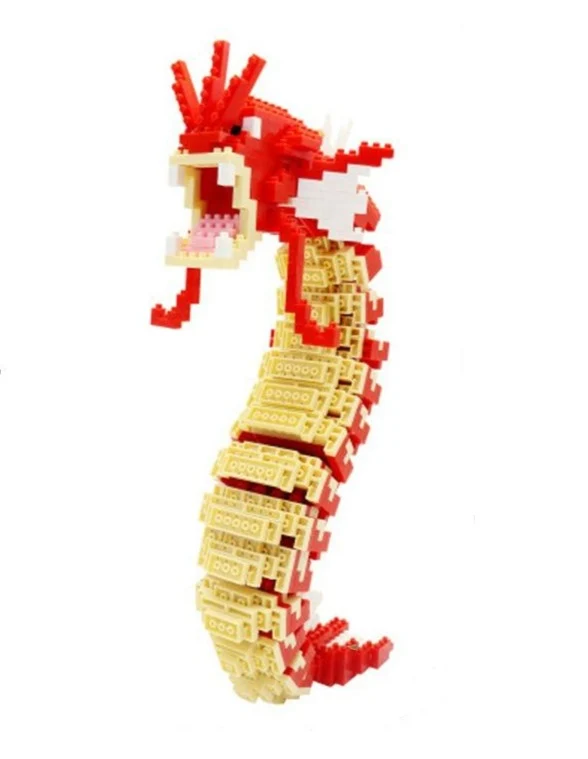 Set di mattoncini Pokemon Gyarados rosso