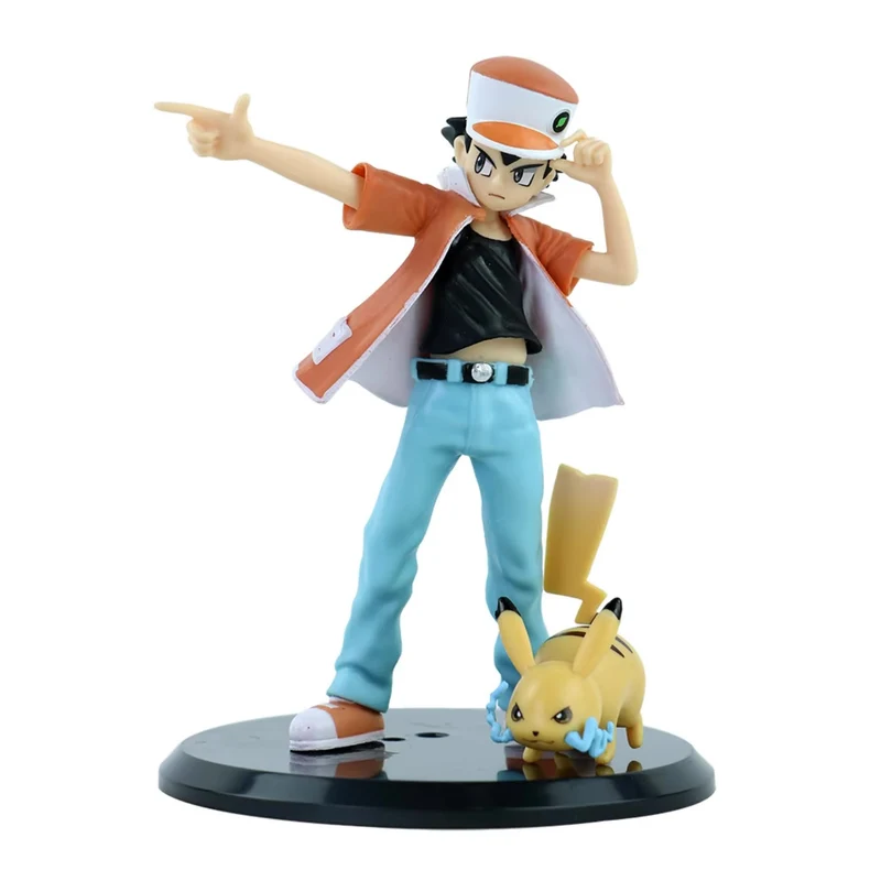 Set di figure Pokemon Ash Ketchum e Pikachu (circa 15 cm)