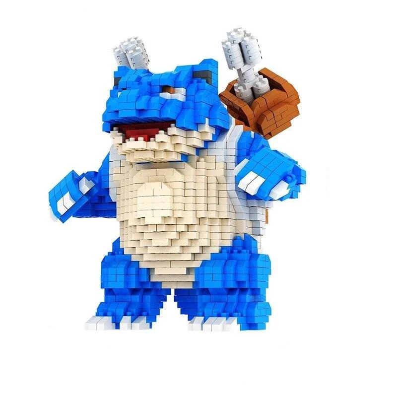 Relaxo, Pikachu, Charizard, Pikachu e altri set di blocchi da costruzione (molti motivi tra cui scegliere)