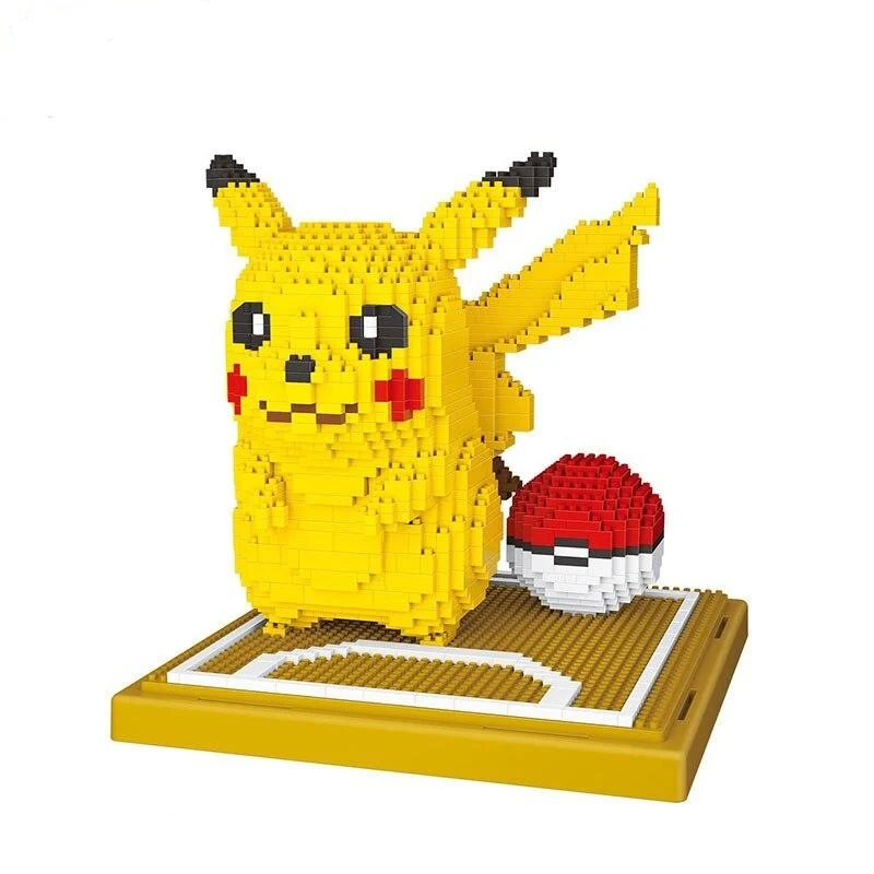 Set di blocchi da costruzione Pokemon Pikachu