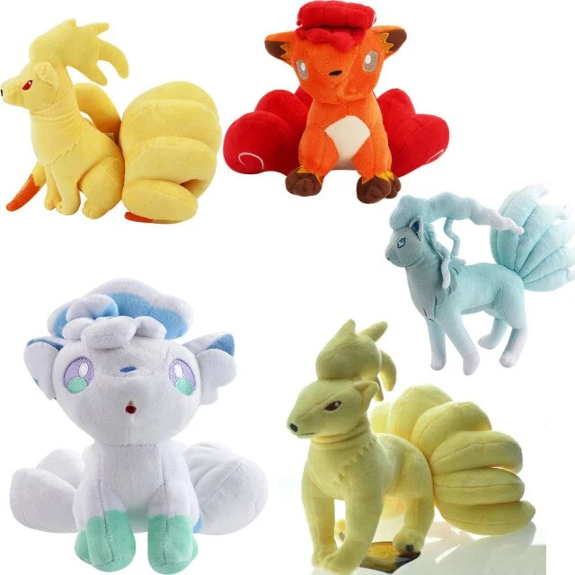 Tessuto Alola Vulpix Pokemon - 5 motivi diversi (circa 15 cm - 21 cm)