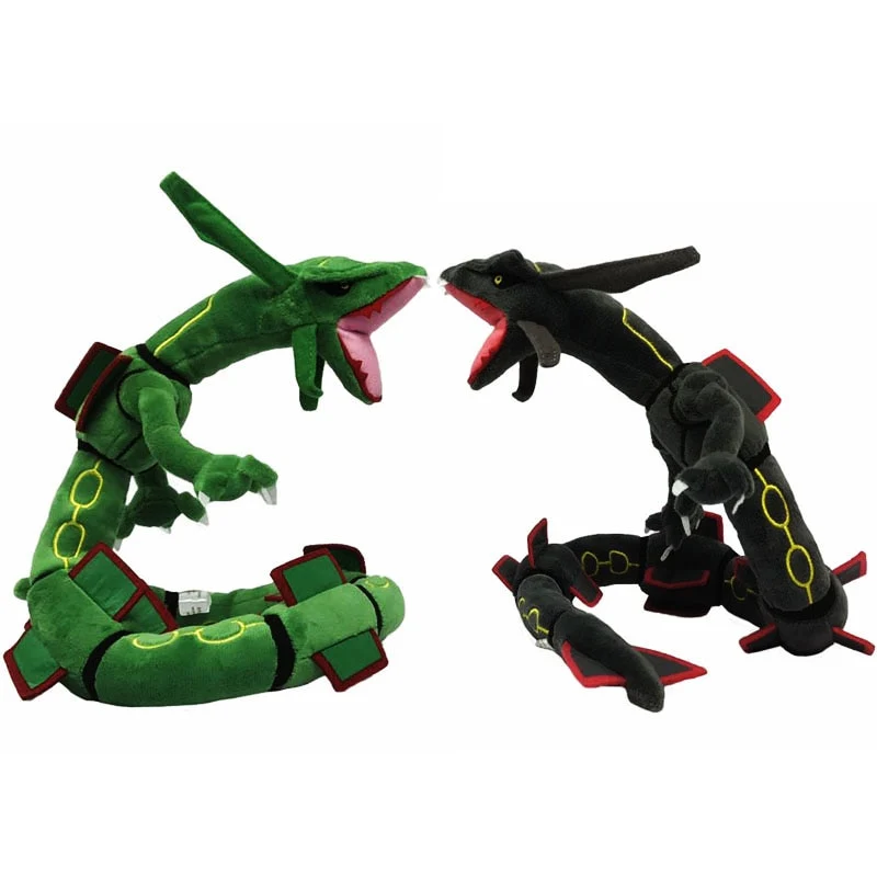 Pokemon di peluche Rayquaza verde o nero (circa 75 cm)