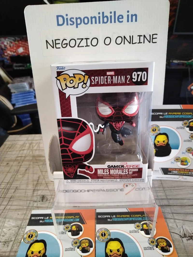 POP! MARVEL SPIDER-MAN 2 MILES MORALES - UPGRADED SUIT - 970
