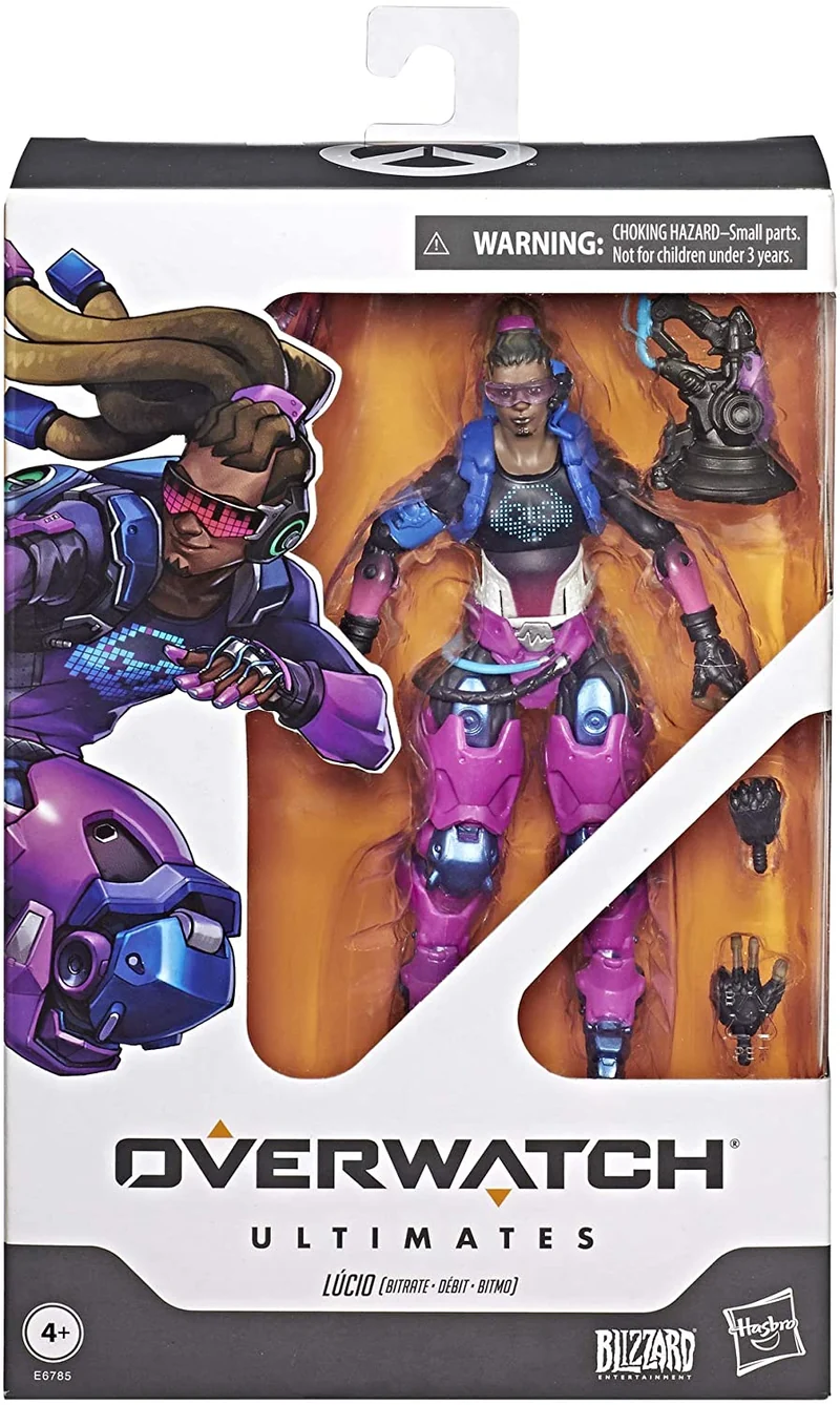 OVERWATCH Ultimates - LUCIO ( BITRATE) - Action Figure- HASBRO