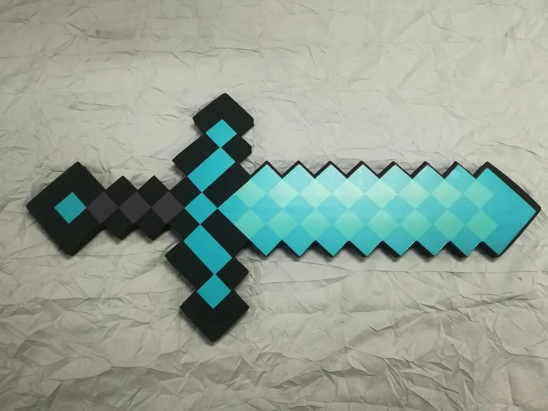 SPADA DIAMANTE IN FOAM CM 60 (MINECRAFT)