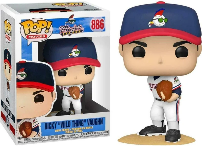 POP! FUNKO MAJOR LEAGUE -RICKY "WILD THING"VAUGHN -886