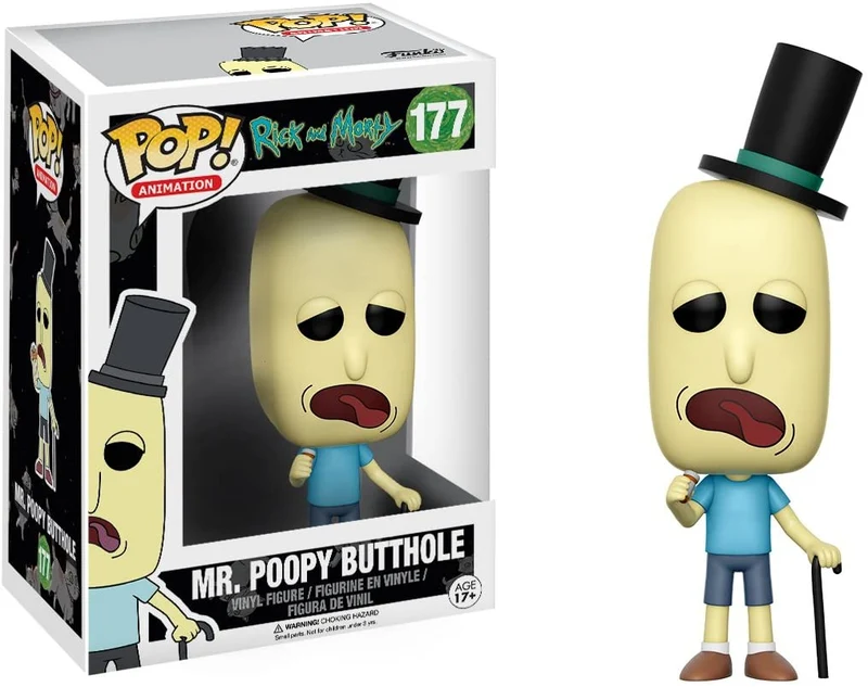 POP! FUNKO RICK & MORTY MR. POOPY BUTTHOLE -177-