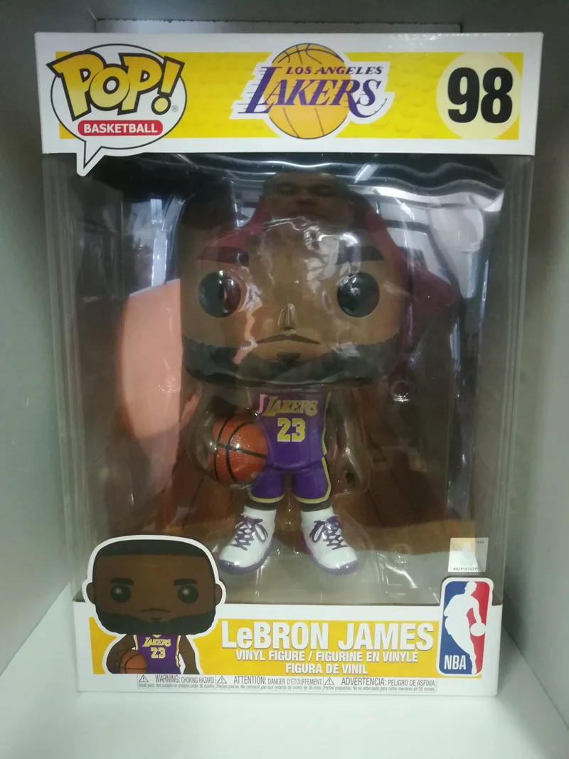 POP! FUNKO NBA LOS ANGELES LAKERS -LEBRON JAMES-98-25 CM BIG SAIZ (PRE-0RDER)
