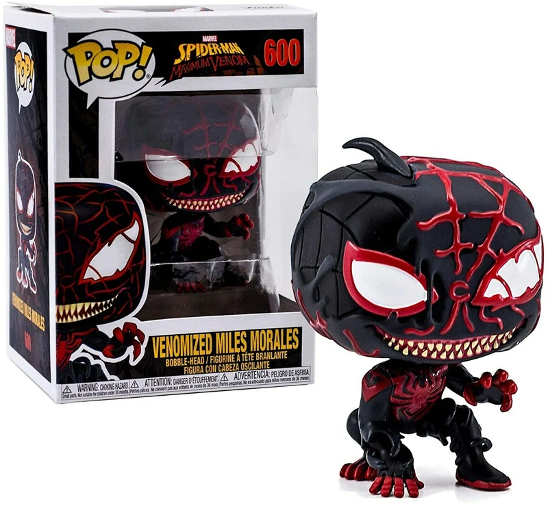 POP!FUNKO MARVEL SPIDER-MAN MAXIMUM VENOM-VENOMIZED MILES MORALES-600