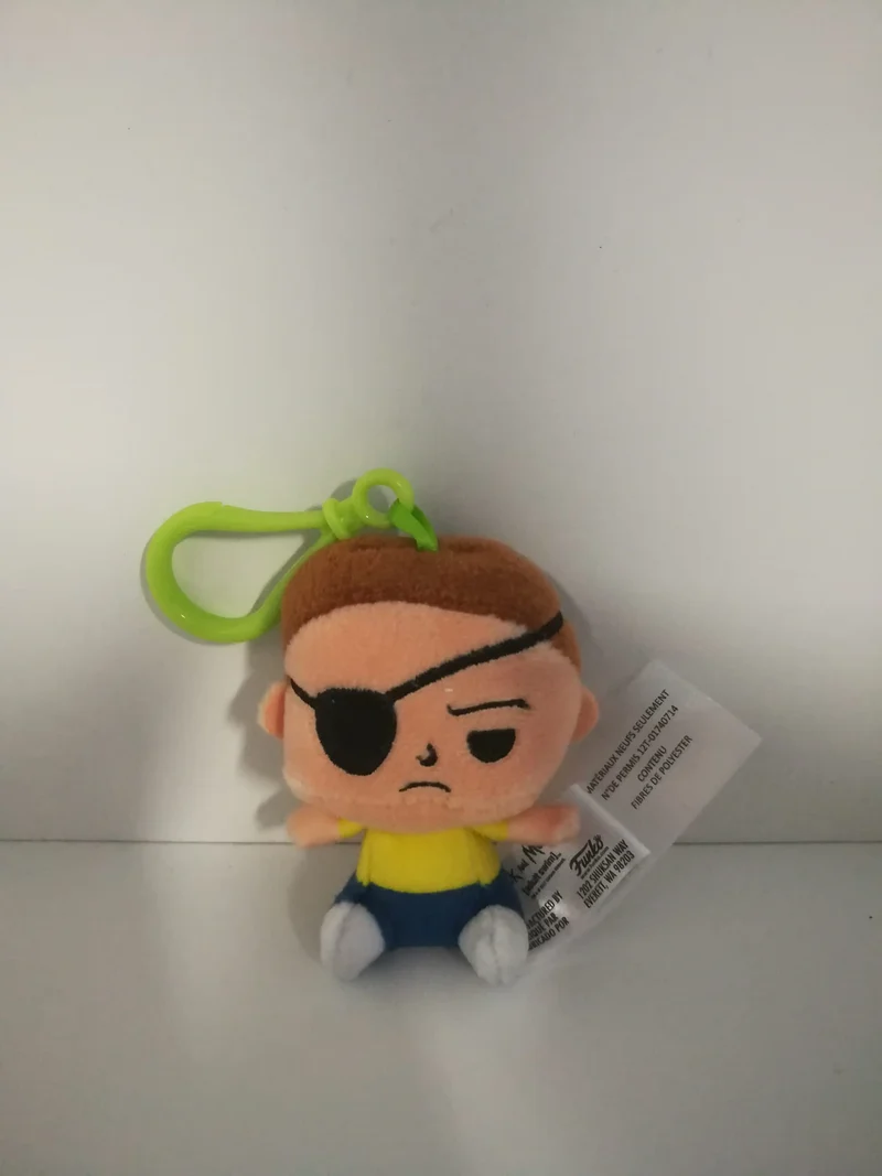 PORTACHIAVI PELUCHE MORTY CATTIVO (10cm)