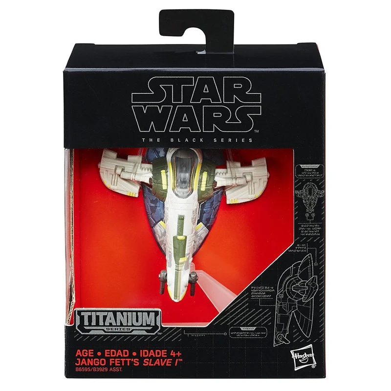 STAR WARE JANGO FETT'S SLAVE TITANIUM