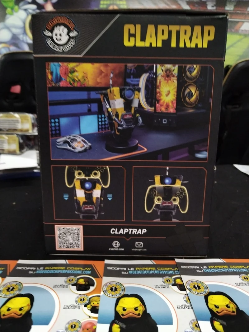 Claptrap Borderlands. Cable Guy (Porta Telefono e Controller )