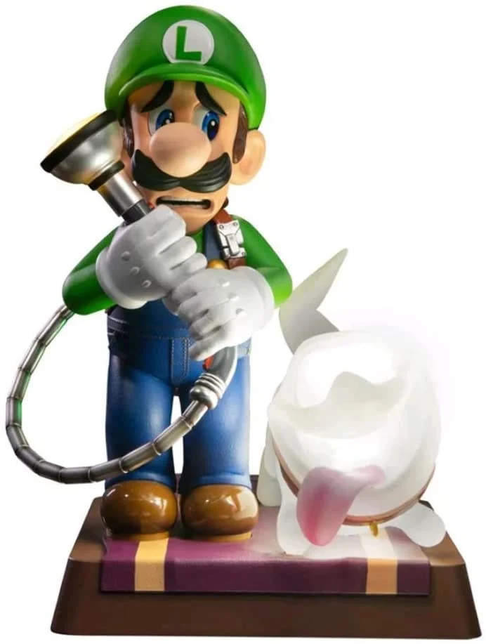 LUIGI MANSION 3 E POLTERPUP 9" PVC PAINTED STATUE