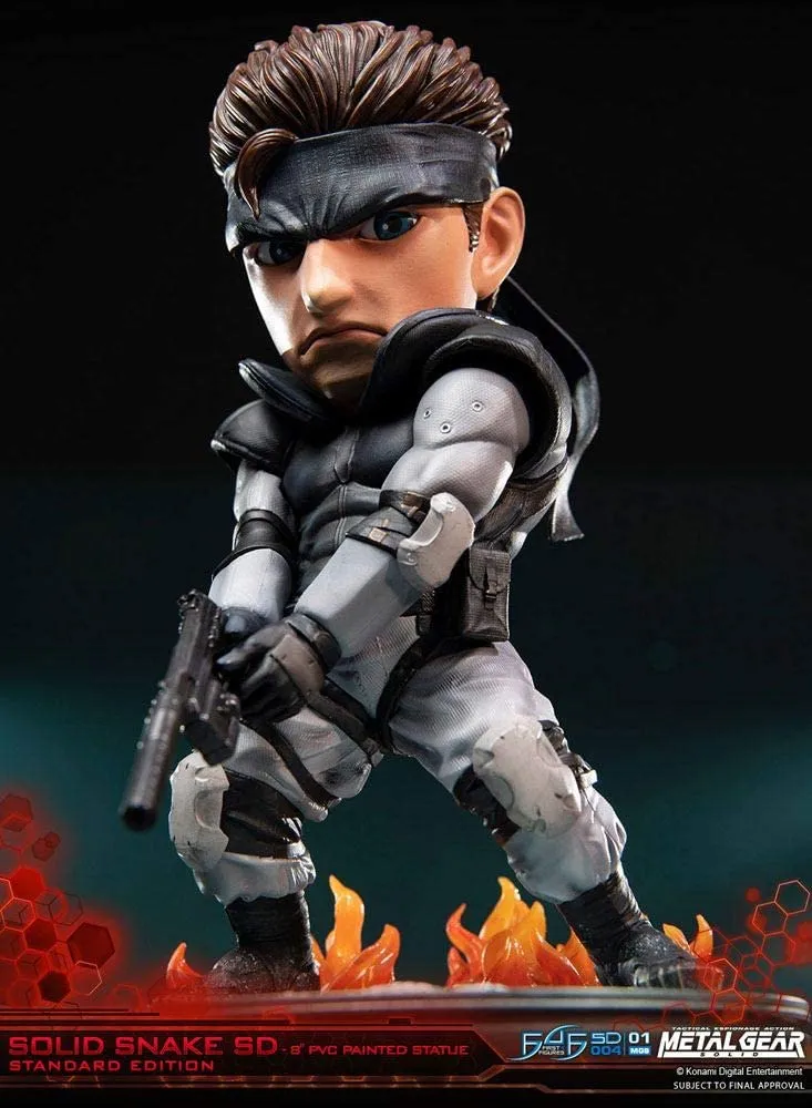 SOLID SNAKE SD 8" PVC PAINTED STATUE