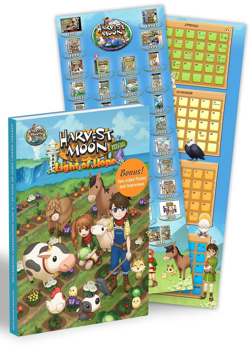 HORVEST MOON LIGHT OF HOPE (special edition) Guida Strategica Ufficiale in Inglese