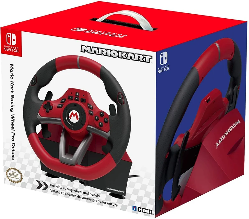 Hori Volante Mario Kart Racing Wheel Pro Deluxe Nintendo Switch