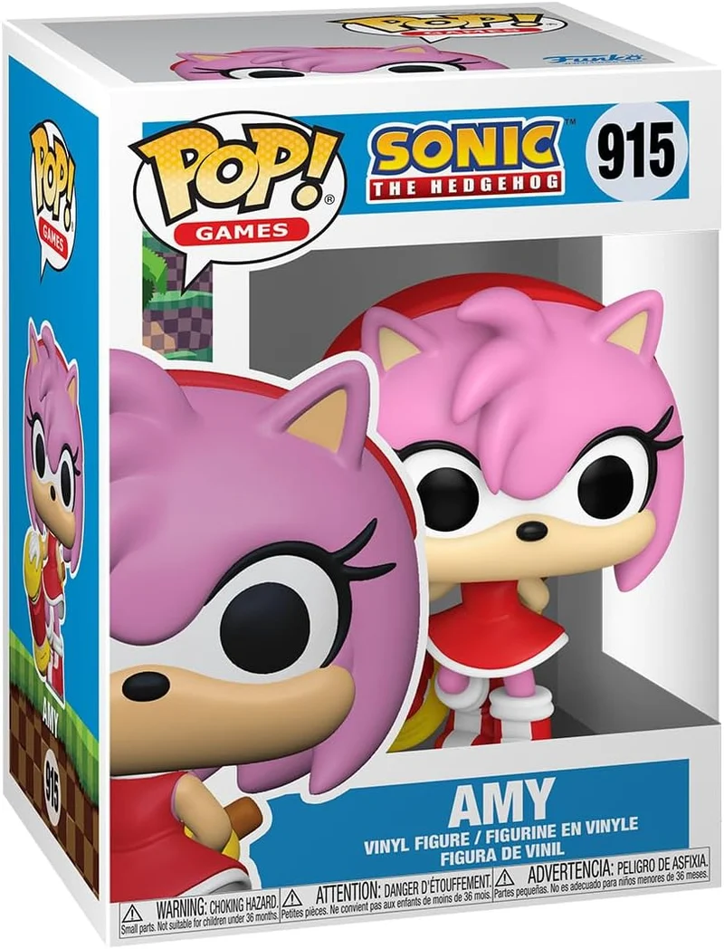 Funko Pop! Games: Sonic - Amy - Sonic The Hedgehog -915