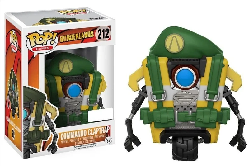 POP! FUNKO 212 COMMANDO CLAPTRAP BORDERLANDS