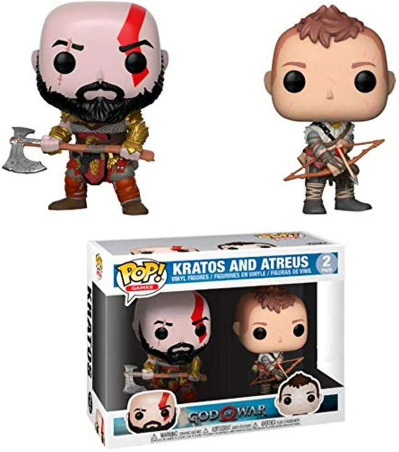 POP!FUNKO KRATOS AND ATREUS BI-PACK UFFICIALE SONY
