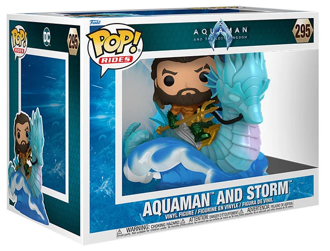 FUNKO POPS Aquaman and The Lost Kingdom Aquaman on Storm 295 [PRE-ORDER]