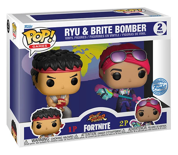 FUNKO POPS Fortnite Ryu & Brite Bomber 2 Pack [PRE-ORDER]