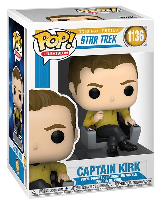 FUNKO POP Star Trek Cap Kirk Chair [PRE-ORDER]