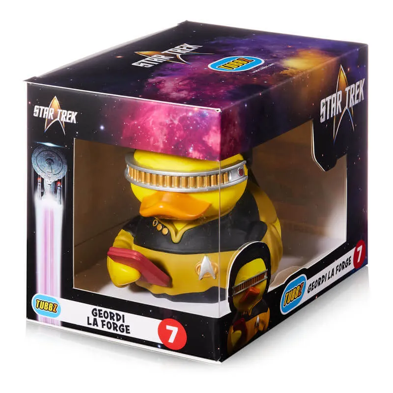 Star Trek Geordi La Forge TUBBZ Cosplaying Duck da collezione (Boxed Edition)