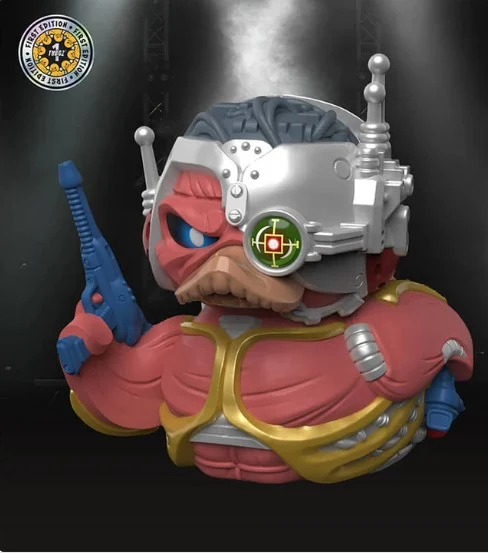 Ufficiale Iron Maiden Cyborg Eddie TUBBZ Cosplaying Duck da collezione