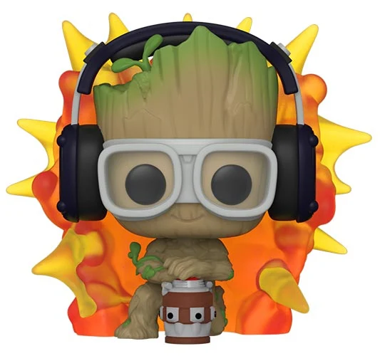 FUNKO POP I Am Groot Groot w/Detonator Bobble 1195
