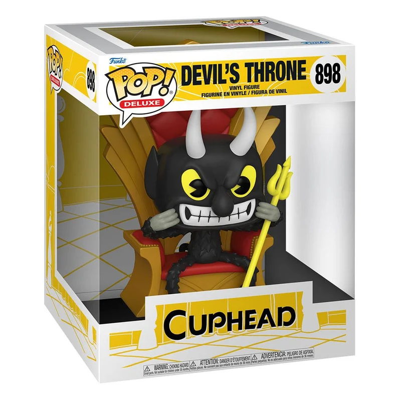 Cuphead POP! Deluxe Devil in Chair 9 cm