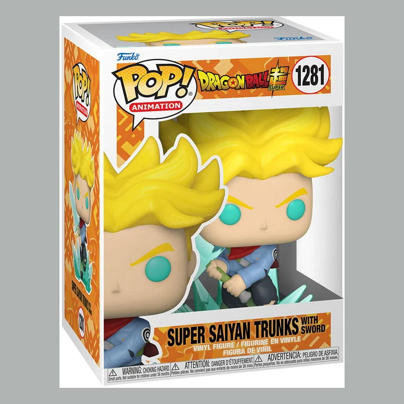 Dragon Ball Super POP! Animation SS Trunks w/ Sword 9 cm