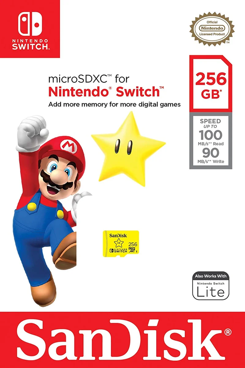MICRO SDXC 256 GB. PER NINTENDO SWITCH-SWITCH LITE