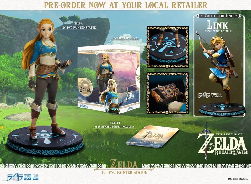 The Legend of Zelda Breath of the Wild PVC Statue- Zelda- 25 cm